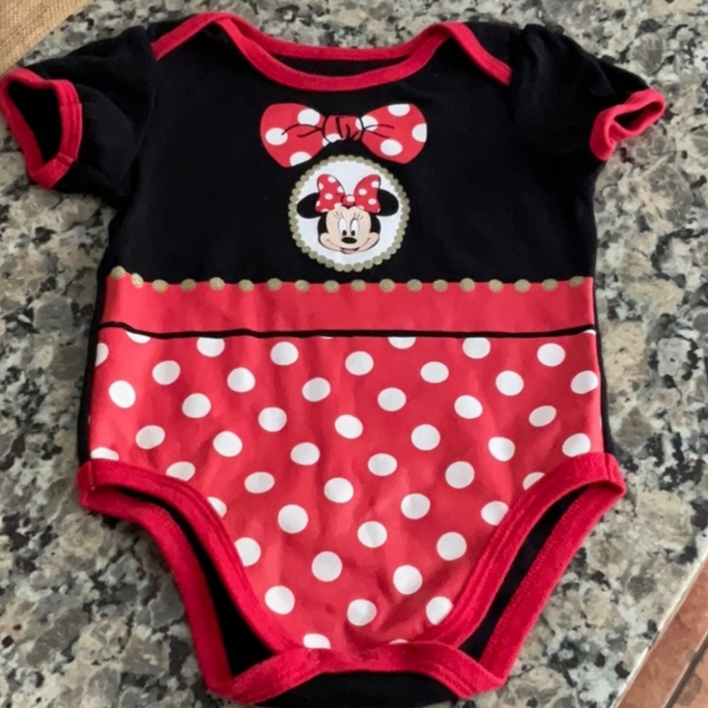 Disney Baby Minnie Mouse Onesie 3-6 Months